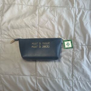 Blue Mini Trendy Makeup Bag